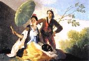 Francisco de Goya The Parasol oil painting artist